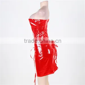 Wholesale OEM Service Slimming Corset Sexy Corset Sexy Red Mature Corset thumbnail-3