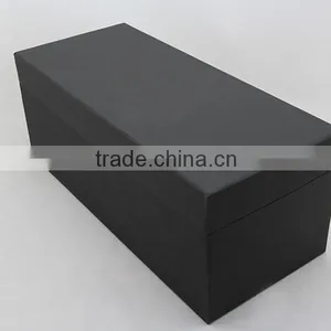 Large Black Lid and Base Cardboard Storage Packaging Box With Foam Insert , Accept OEM / ODM Order thumbnail-2