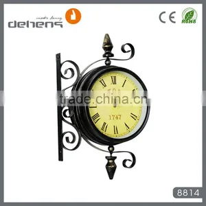 Double Sided Station Wall Clock thumbnail-4