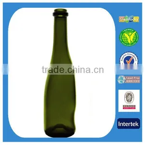 Glasslucky 2014 Hot Sale Olive Green 375ml Ice Wine Bottle thumbnail-5