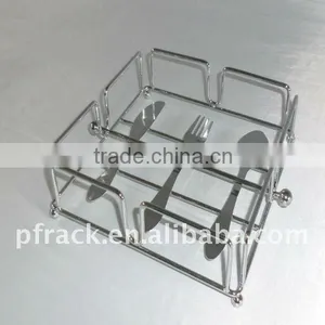 Metal Fork and Spoon Holder in Kitchen P-0006 thumbnail-1
