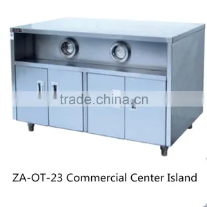 Best Quality Commercial Restaurant Center Island Worker Table on Sale thumbnail-4