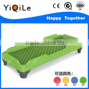 Wholesale Foldable High Quality Cheap Price Plastic Bed for Kids in Kindergarten thumbnail-4
