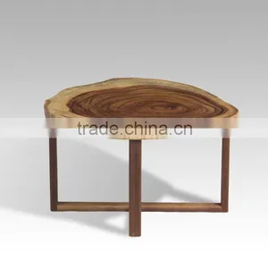 2016 China Replica Tree Design Furniture Wooden Coffee Cafe Table Restaurant for Sale thumbnail-2