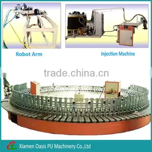 Full Automatic Rubber Boots&slipper &sandal Polyurethane Parts Making Machine thumbnail-1