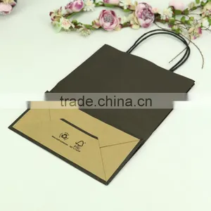 Factory Direct Sale Reticule Recycled Kraft Paper Bag With Paper Handle Shopping Gift Cake Paper Bags thumbnail-3
