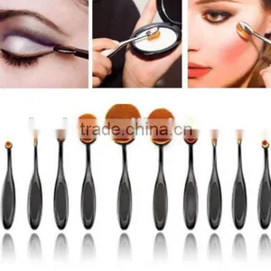 2016 Big Round Toothbrush Best Makeup Tool Sets Plastic Personalized Makeup Brushes thumbnail-6
