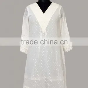 New Fashion Girls Tops White Blouse thumbnail-1