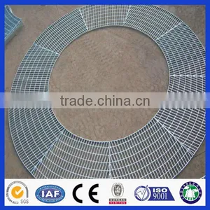 DM Bigger Round Holes Customized Hot Dip Galvanized Steel Grating Galvanized Plain Steel Bar Grating thumbnail-1
