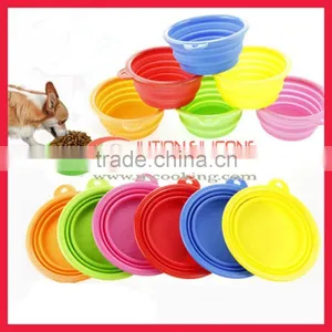 Promotional Collapsible Silicone Pet Bowl thumbnail-1