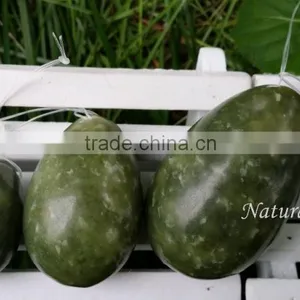 DHL Free Shipping Dark Green Jade Eggs Xuiyan Jade Eggs Vaginal Kegel Exercise Egg Shape Exercise Ball thumbnail-2
