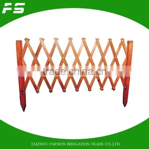 Natural Wood Horizontal Garden Border Fencing Decorative Fence thumbnail-1