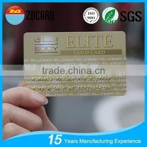 Custom Printing Embossed Number Pvc Card Manufaturer thumbnail-1