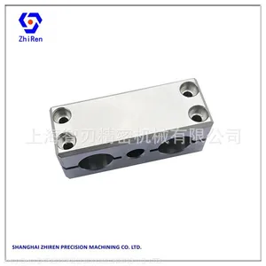 Customized Locking Block Hard Oxidation Aluminum Alloy 6061 Packaging Machinery Precision Parts thumbnail-2