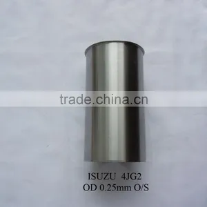 Factory Price 4JG1 Steel Chromed Cylinder Liner thumbnail-2