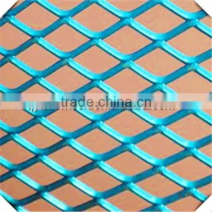 Anti-dazzle and Corrosion Proof Powder Coated Diamond Expanded Metal Mesh thumbnail-1