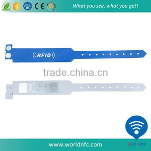 Custom Logo Waterproof One Time Use NTAG213 Paper RFID Wristband thumbnail-5