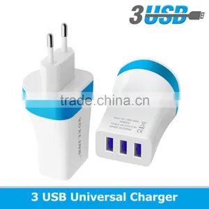 VOXLINK Eu Plug 5V 3.4A 3 USB Ports Wall Charger Adapter With CE FCC ROHS thumbnail-3
