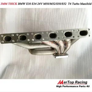 Mertop Race Update 3.0mm Thick B** T4/T3 Turbo Manifold E30 E34 24V M50/M52/S50/S52 thumbnail-3