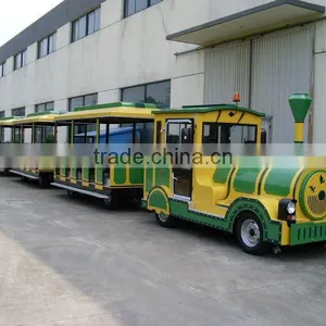 20-40 Passenger Trackless Amusement Park Fun Train for Kids Riding thumbnail-1