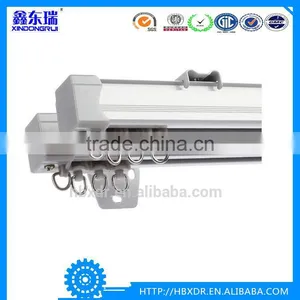 Furniture Aluminum Profiles , Retractable and Circular Aluminium Curtain Rod thumbnail-1