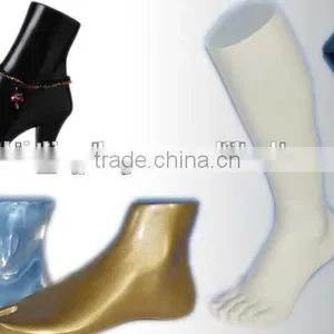 Wholesale Fiberglass Realistic Sock Display Foot Mannequin thumbnail-1