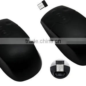 JH-036 Waterproof Wireless Laser Mouse Mini USB Receiver Silicone Mouse thumbnail-1
