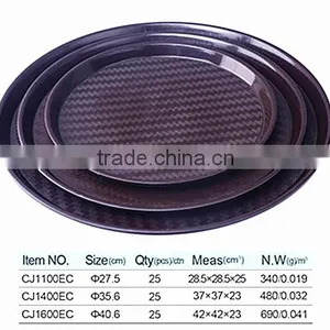 Serving Tray Sets, Round Melamine Tray for European Market thumbnail-1