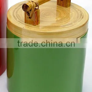 High Quality Best Selling Spun Bamboo Canister Multi Use From Vietnam thumbnail-1