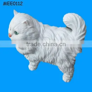 Vintage Persian Cat Fine Unpainted Ceramic Bisque Animals thumbnail-1