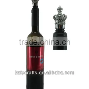 Popular Iris With Crown Wine Stoppers thumbnail-1
