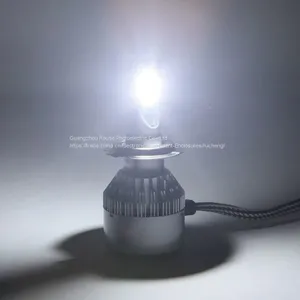 Hot Sale Brightest Car Accessories C6 H7 Cob 30W/Bulb(60W/Set) 6400lm/set(3200lm/b LED COB H7 LED Headlight Bulbs Hi/Lo thumbnail-5