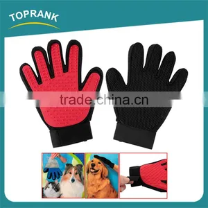 Custom Color Dog Bath Cleaning Grooming Glove Brush Silicone Pet Gloves thumbnail-1