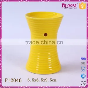 Ceramic Yellow Oil Burners for Tealight Candles Craft thumbnail-1