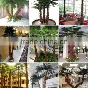 Artificial Palm Trees Use Outdoor Fiberglass Trunk Plastic Palm Tree and Decorative Palm Tree thumbnail-1