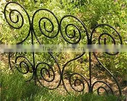 Wrought Iron Garden Fence thumbnail-1