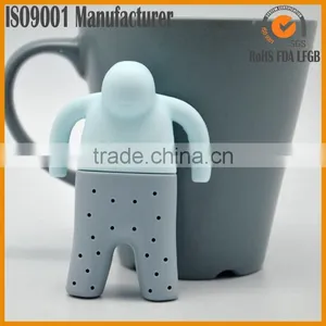 Top Quality Loose Tea Leaf Strainer Herbal Spice Filter Diffuser Tea Steeper Silicone Tea Bag Squirrel Silicone Tea Infuser thumbnail-3