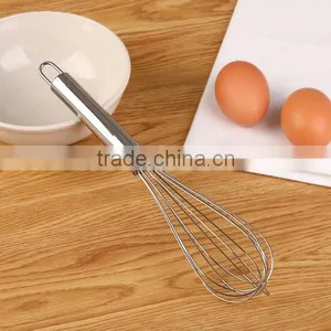 Eggbeater Manual Egg Beater Egg Whisk Stainless Steel Whisk thumbnail-1