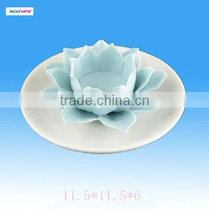 Delicate Flower Porcelain Candle Holder for Decoration thumbnail-1