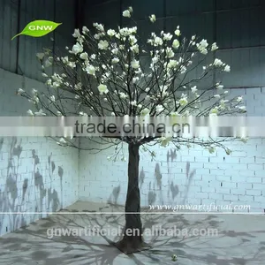 BTR150 GNW 12ft White Artificial Magnolia Flower Trees Decorative Tree Wedding Wish Tree for Wedding Decorations thumbnail-1