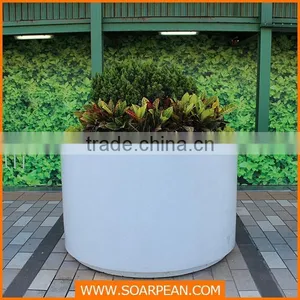 Decorative Fiberglass Square Glass Vase thumbnail-2