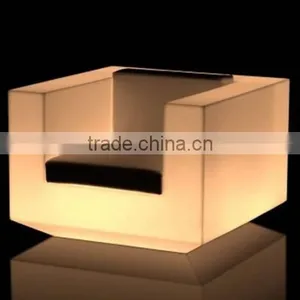 Hot Sales Colorful Illuminate Rechargeable Battery LED Sofa thumbnail-1