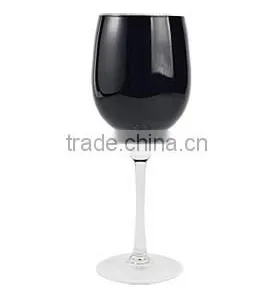 Shanghai Wholesale Black 16 oz Wine Glass thumbnail-1