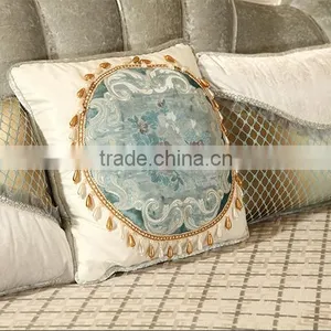 M007 French Upholstery Fabric Wooden Sofa Set Furniture Chesterfield Sofa thumbnail-4