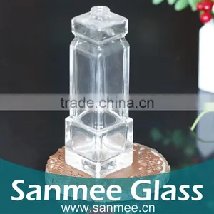 Supplies Unique Shaped Glass Bottles 100ml Transparent Glass Bottle For Perfume thumbnail-2