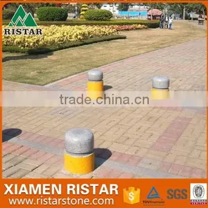 Round Top Granite Stone Parking Bollard Stone Pillars DIS-P07 thumbnail-1