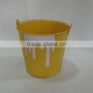 Iron Pot Shaped Round Pail/flowerpots/Garden Planter thumbnail-1