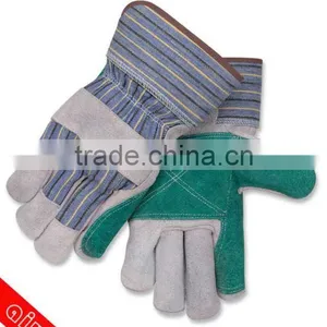 10.5" Cow Leather Gloves, Work Gloves, Cowhide Glvoes thumbnail-1