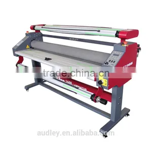 Audley 1600C5 Professional Manufacturer 1.6m Auto Pneumatic One Side Cold Pvc Film Lamination Machine thumbnail-3