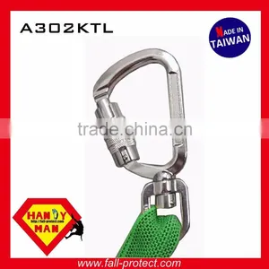 A302KTL Aluminum Medium Twist Lock Carabiner thumbnail-1